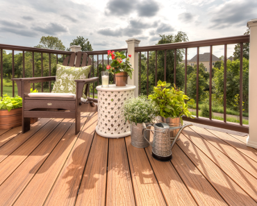Composite decking enhances the outdoor living space